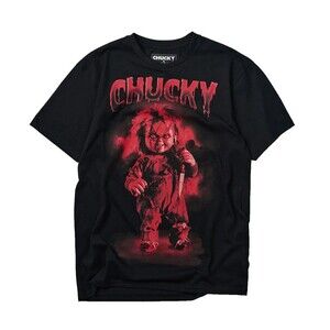 Reason Men’s Child’s Play Chucky Black Red Tee T-Shirt Size 2X (XXL)